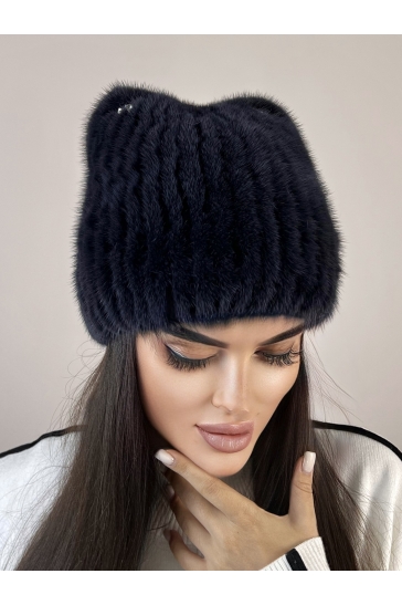 Шапка женская из норки