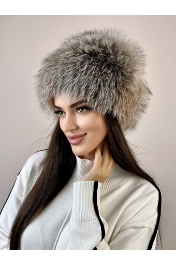 Шапка женская из блюфроста