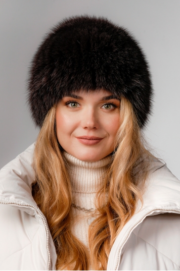 Шапка женская из песца