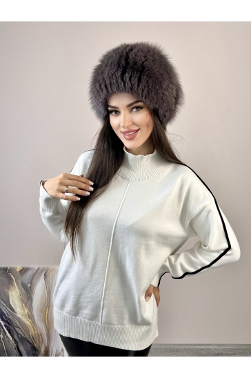 Шапка женская из песца