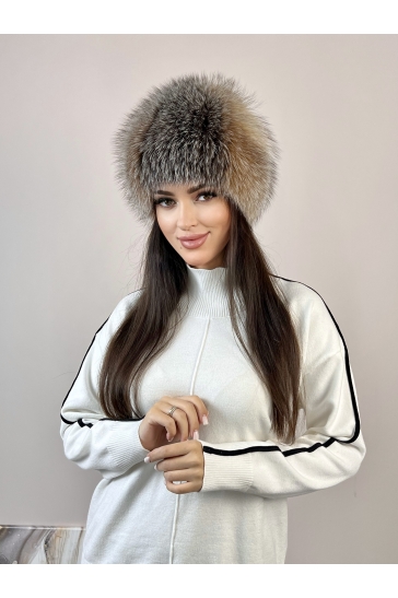 Шапка женская из блюфроста