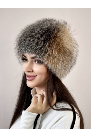 Шапка женская из блюфроста