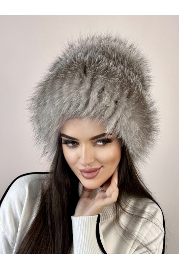 Шапка женская из блюфроста