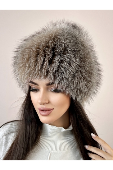 Шапка женская из блюфроста