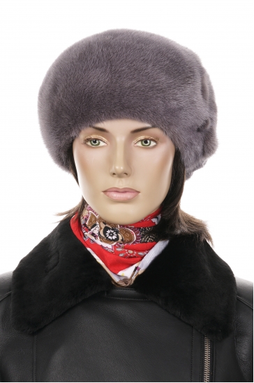 Шапка женская из норки
