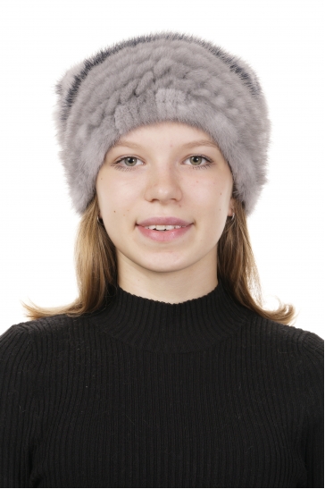 Шапка женская из норки