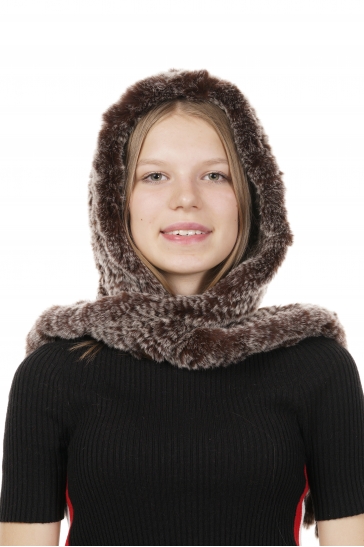 Шапка женская из кролика