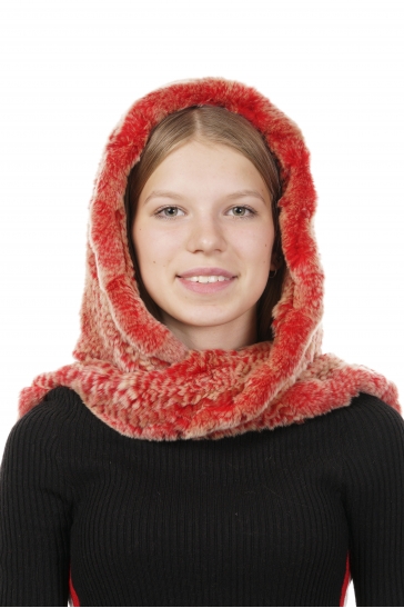 Шапка женская из кролика