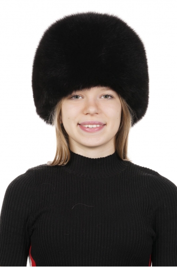 Шапка женская из песца