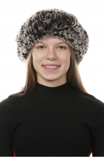 Шапка женская из кролика