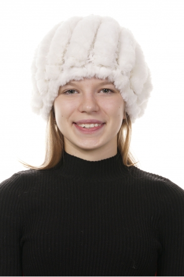 Шапка женская из кролика