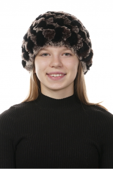 Шапка женская из кролика