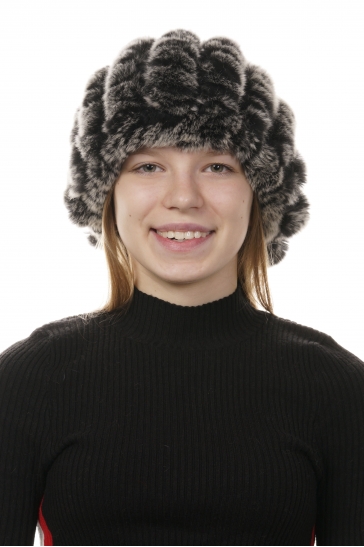 Шапка женская из кролика