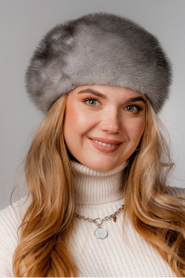 Шапка женская из норки
